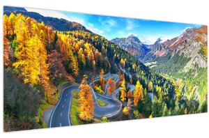 Obraz - Malojský priesmyk (120x50 cm)
