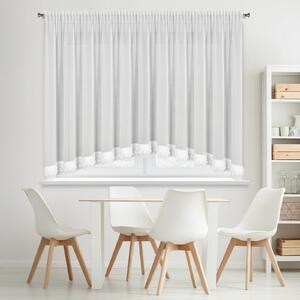 ZÁCLONA NA PÁSKE LUISA 400X160 CM BIELA