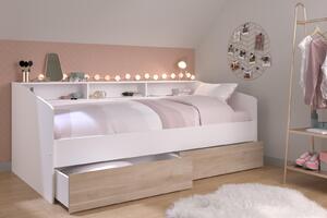 Detská posteľ so zásuvkami pre dievča Sleep oak