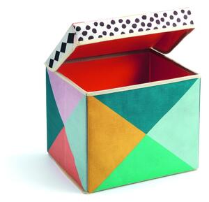 Pestrofarebná škatuľka na hračky Djeco