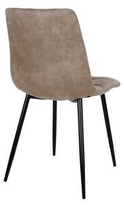 Dizajnová stolička Dominik svetlohnedá