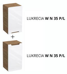 Comodo Doplnková kúpeľňová skrinka nízka Lukrecia W N 35 P/L