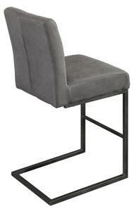 Dizajnová barová stolička Boss II antik sivá
