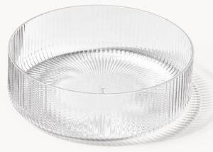 Ručne fúkané reliéfne servírovacie misky Ripple, 4 ks