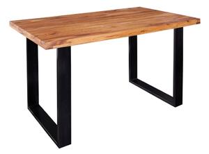 Dizajnový jedálenský stôl Thunder 120 cm sheesham