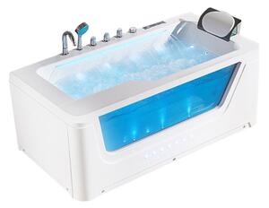 BPS-koupelny Hydromasážna vaňa NEVADA 912 WH 170x90 BIELA s ohrevom vody