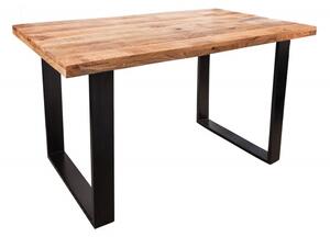 Dizajnový jedálenský stôl Thunder 140 cm mango -