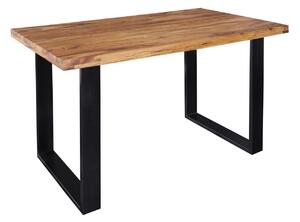 Dizajnový jedálenský stôl Thunder 140 cm sheesham