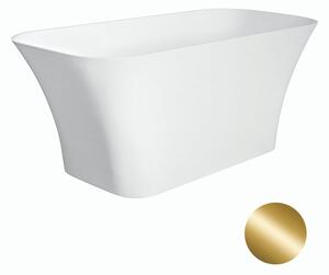 Besco Voľne stojaca vaňa z liateho mramoru Assos Matt 160x70 BESCO-Typ výpuste: Click-Clack štandard, chróm, BESCO-Rozmery: 160x70, BESCO-Farba: Biela