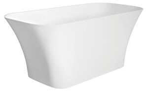 Besco Voľne stojaca vaňa z liateho mramoru Assos Matt 160x70 BESCO-Typ výpuste: Click-Clack štandard, chróm, BESCO-Rozmery: 160x70, BESCO-Farba: Biela