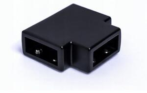 Rea konektor pre spojenie 2 sprchových zásten REA BLER 8mm, čierna
