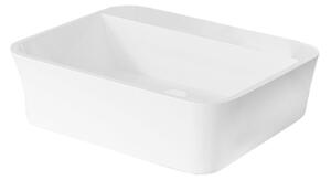 Besco Umývadlo na dosku z liateho mramoru Assos S-Line Matt UM D 51x41x15 cm, bez otvoru pre batériu