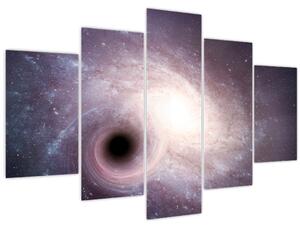 Obraz - Špirálna galaxia (150x105 cm)