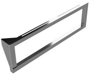 Bemeta Design Konzola umývadlová s držiakom na uteráky ľavá, 490 mm, záťaž 50 kg, nerez, lesk - 201541051