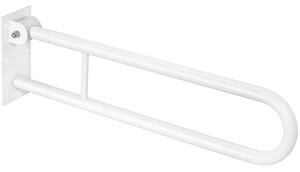 Bemeta Design HELP: Madlo, 813 mm, v tvare U, sklopné, s aretáciou, bez krytky, biela - 301507814