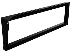 Bemeta Design Konzola umývadlová s držiakom uterákov pravá, 490 mm, záťaž 50 kg, čierna - 201541060