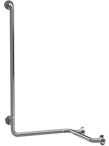 Bemeta Design HELP: Madlo, v tvare L, rohové, ľavé, skladané, s krytkou, nerez, lesk - 301154021