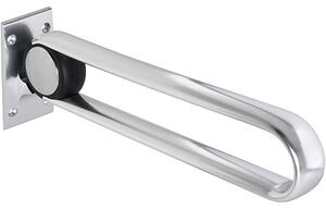 Bemeta Design HELP: Madlo, 620 mm, v tvare U, sklopné, bez krytky, hliník, lesk - 355107272