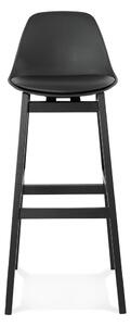 Čierna barová stolička Kokoon Turel, výška sedu 79 cm