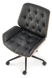 Kancelárska stolička Gavin - orech / čierna