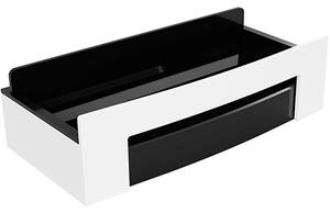 Bemeta Design CYTRO: Polička, do sprchy, so stierkou, biela - 102208304