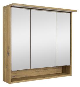 Comodo Zrkadlová skrinka závesná s LED osvetlením Mateo 75 ZS