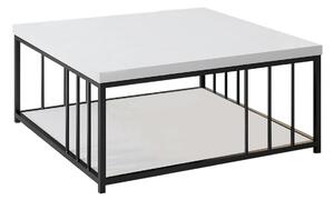 Dizajnový konferenčný stolík Natine 90 cm biely / čierny