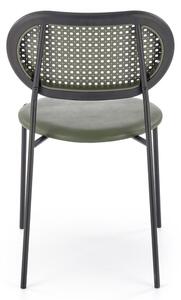 Jedálenská stolička SCK-524 zelená/čierna