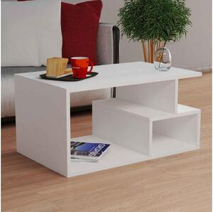 Dizajnový konferenčný stolík Vanya 90 cm biely