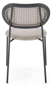 Jedálenská stolička SCK-524 sivá/čierna