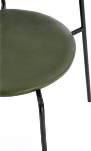Jedálenská stolička SCK-524 zelená/čierna