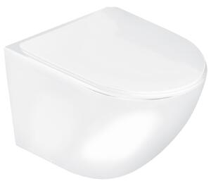 Novoterm Závesné WC NV-Delos WH so SoftClose sedadlom