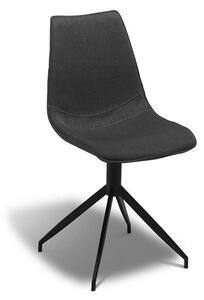 Dizajnová stolička Aaru, tmavosivá