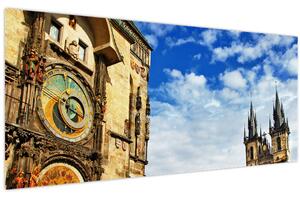 Obraz - Pražský orloj (120x50 cm)