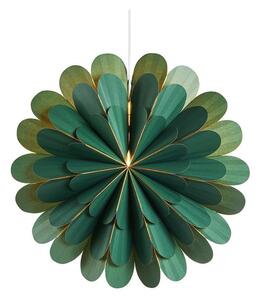 Zelená vianočná svetelná dekorácia ø 45 cm Marigold – Markslöjd