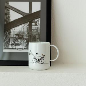 Porcelánový hrnček Ride a Bike