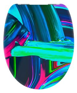 Eisl Sanitär WC sedátko Duroplast Soft Close Neon Paint 82191