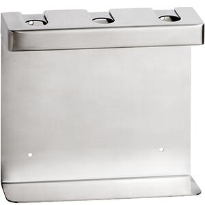 Bemeta Design Držiak na dávkovač mydla, trojitý, hranatý, mat - 146109475