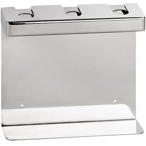 Bemeta Design Držiak pre dávkovač mydla, trojitý, hranatý, lesk - 146109471