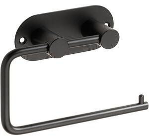 Bemeta Design EASY01: Držiak toaletného papiera, nerez, čierna - 164112020