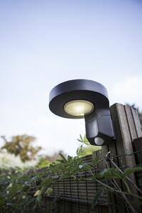 Lutec 6906702335 LED vonkajšie nástenná solárna lampa Diso 1x2W | 4000K | IP44 - s nastaviteľnou hlavou a pohybovým senzorom