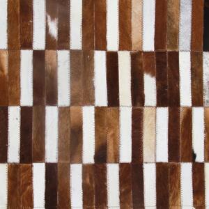 Kožený koberec Typ 5 201x300 cm - vzor patchwork