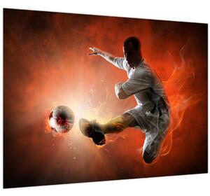 Obraz - Futbalista (70x50 cm)