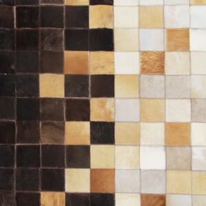 Kožený koberec Typ 7 140x200 cm - vzor patchwork