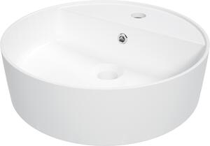 Deante Umývadlo na dosku Round ø42 cm - CGR 6U4B, keramika
