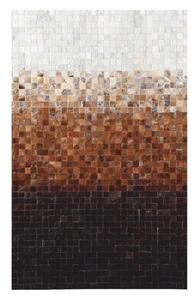 Kožený koberec Typ 7 140x200 cm - vzor patchwork