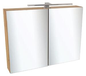 Comodo Zrkadlová skrinka Ideal OW 80 ZS LED-CR s osvetlením Any LED 50 CR, chróm