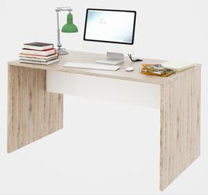 Písací stôl Rioma Typ 11 - san remo / biela