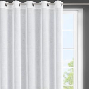 ZÁCLONA NA KRÚŽKOCH LANA 350X150 CM BIELA
