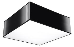 Stropné svietidlo Horus, 1x čierne plastové tienidlo, (biely plast), (25 cm)